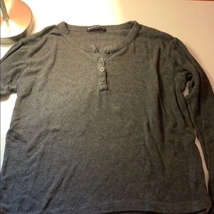 Brandy Melville grey long-sleeve